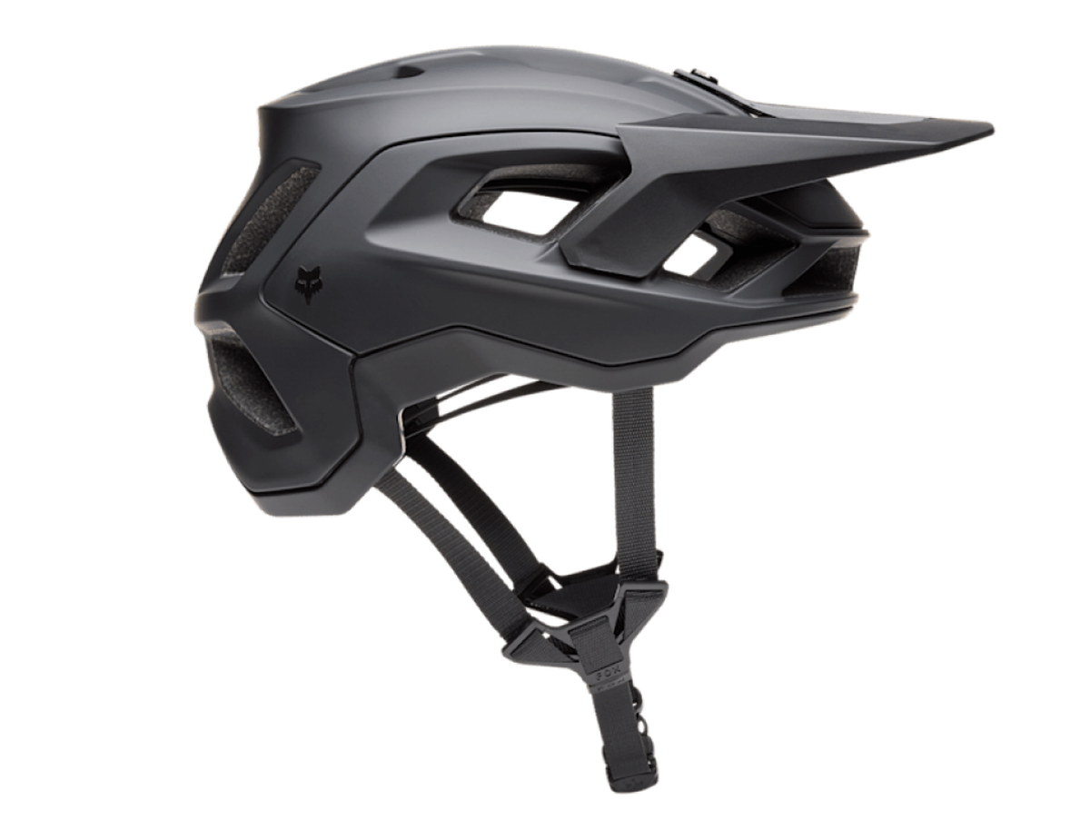 Black Fox Speedframe Mips mountain bike helmet with a long visor