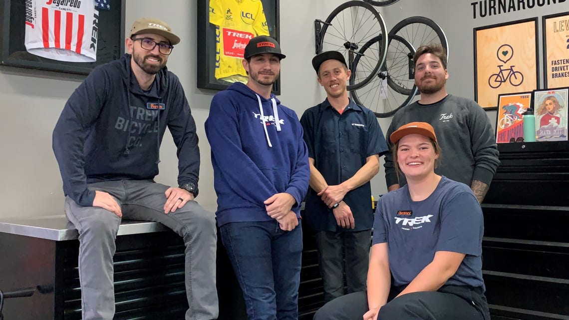 Trek bike store woodward deals