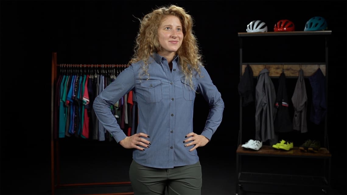 Bontrager Adventure Women's Cycling Chambray Shirt - Electra