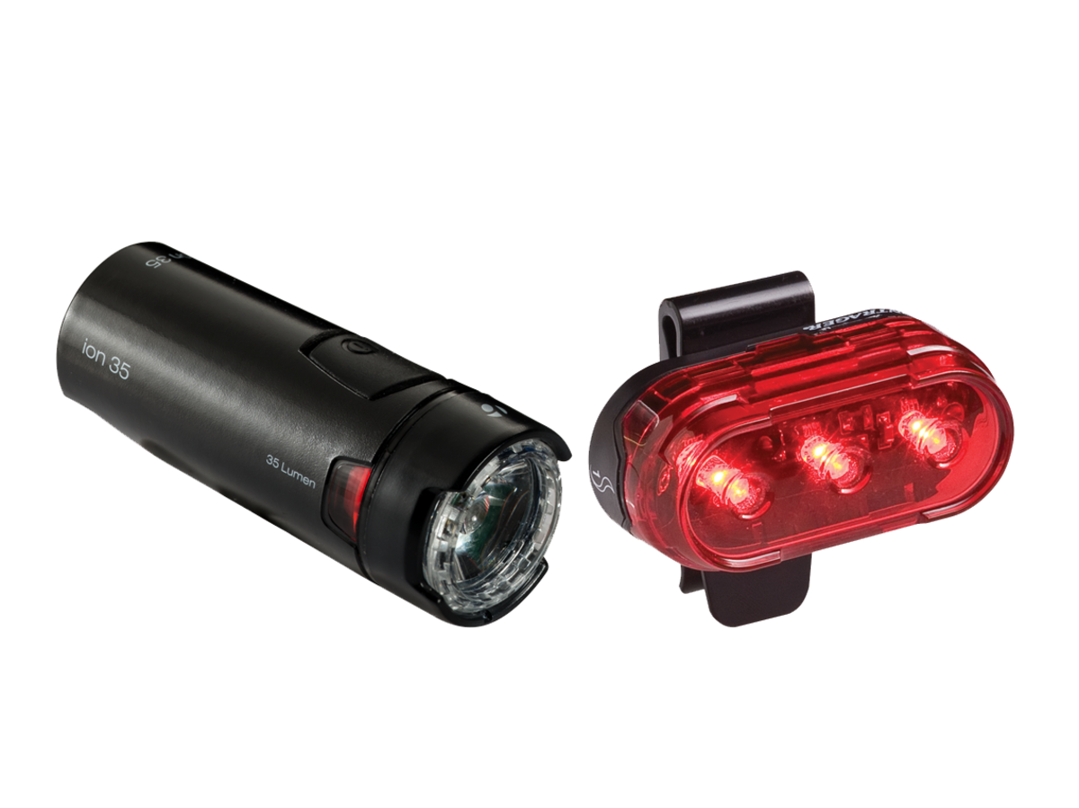 Bontrager Ion 35 Flare 1 Bike Light Set Trek Bikes INE