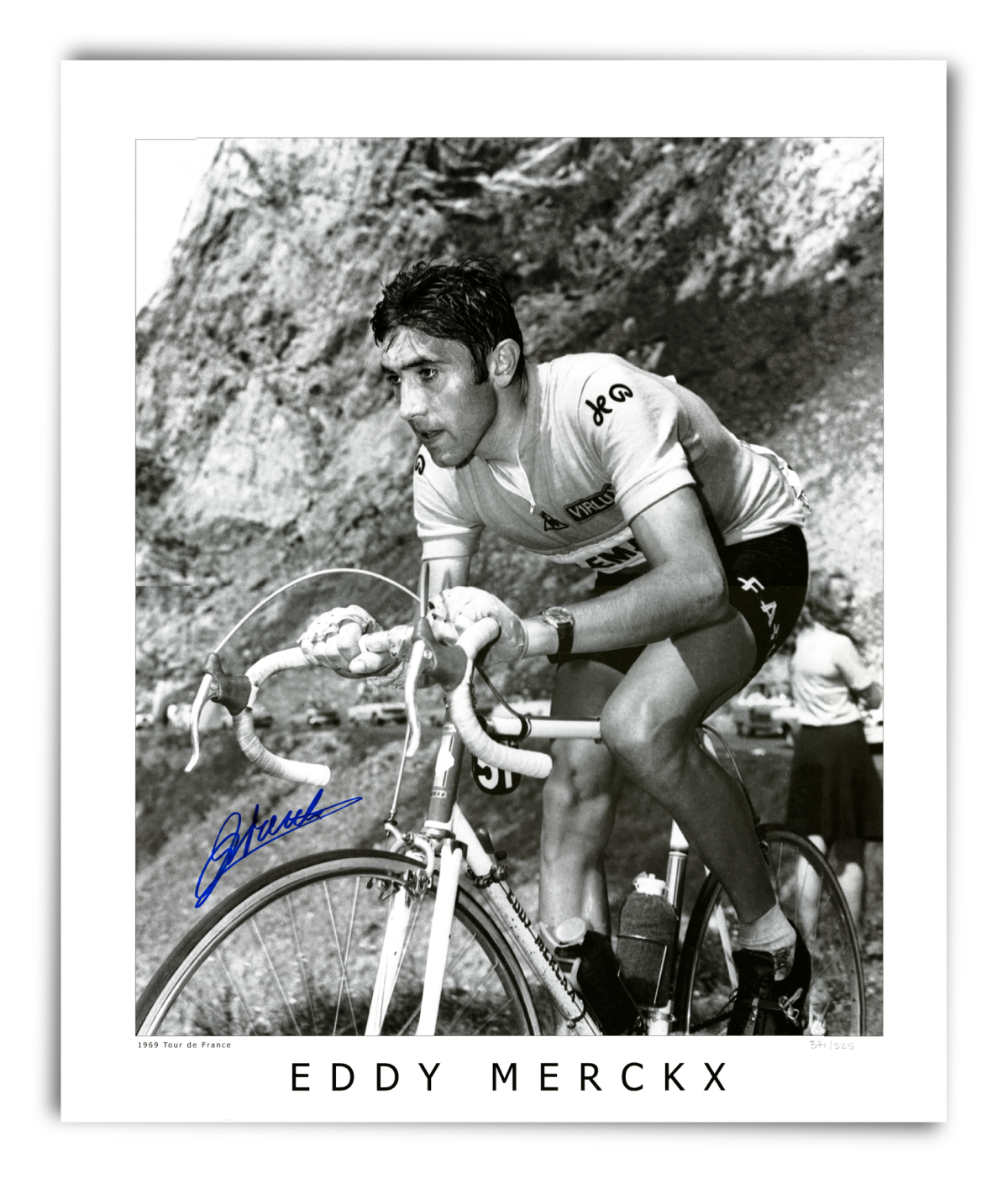 Horton Collection Eddy Merckx 1969 Tour De France Lithograph