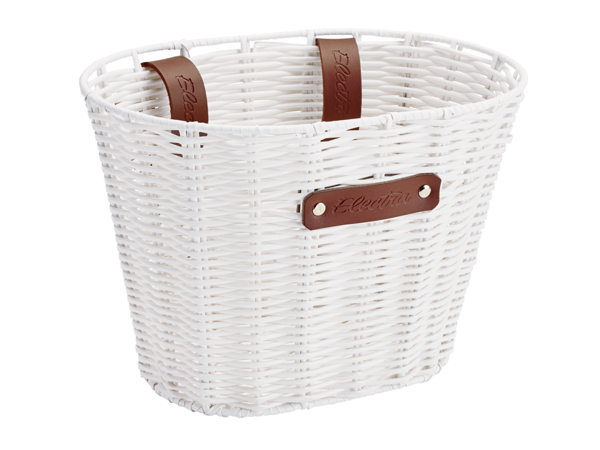 Electra white sale basket