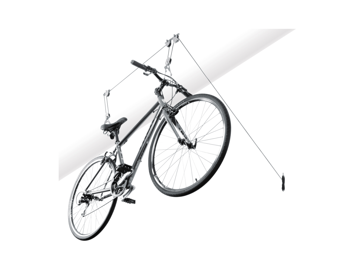 Delta Single Bike Ceiling Hoist with Straps - Trek Bikes