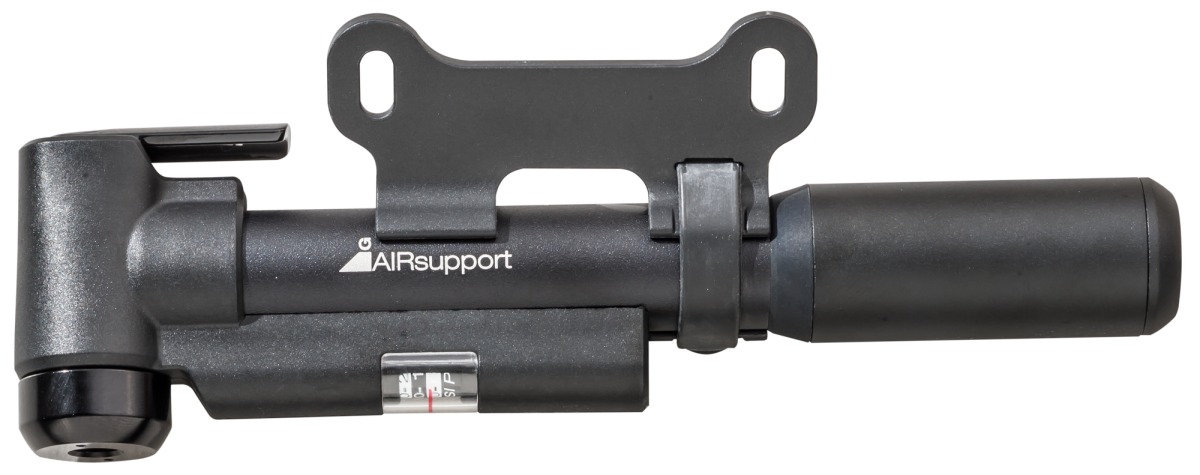 Air support bike store pump