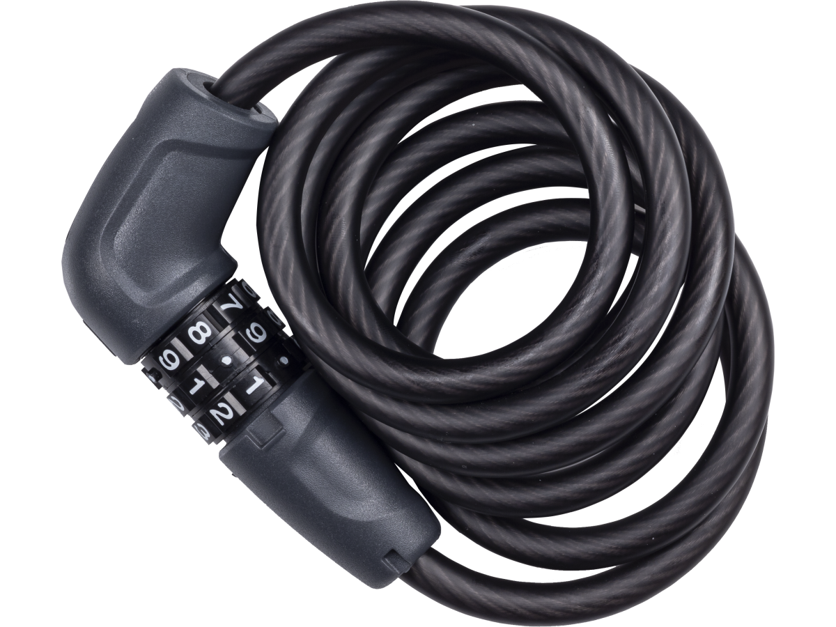 Bike Street Combination Bike Lock Cable 8mm x 6' Combo Flexible w/ Mounting New