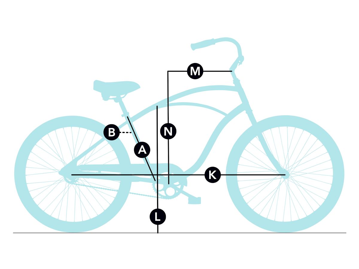 Bike geometry diagram