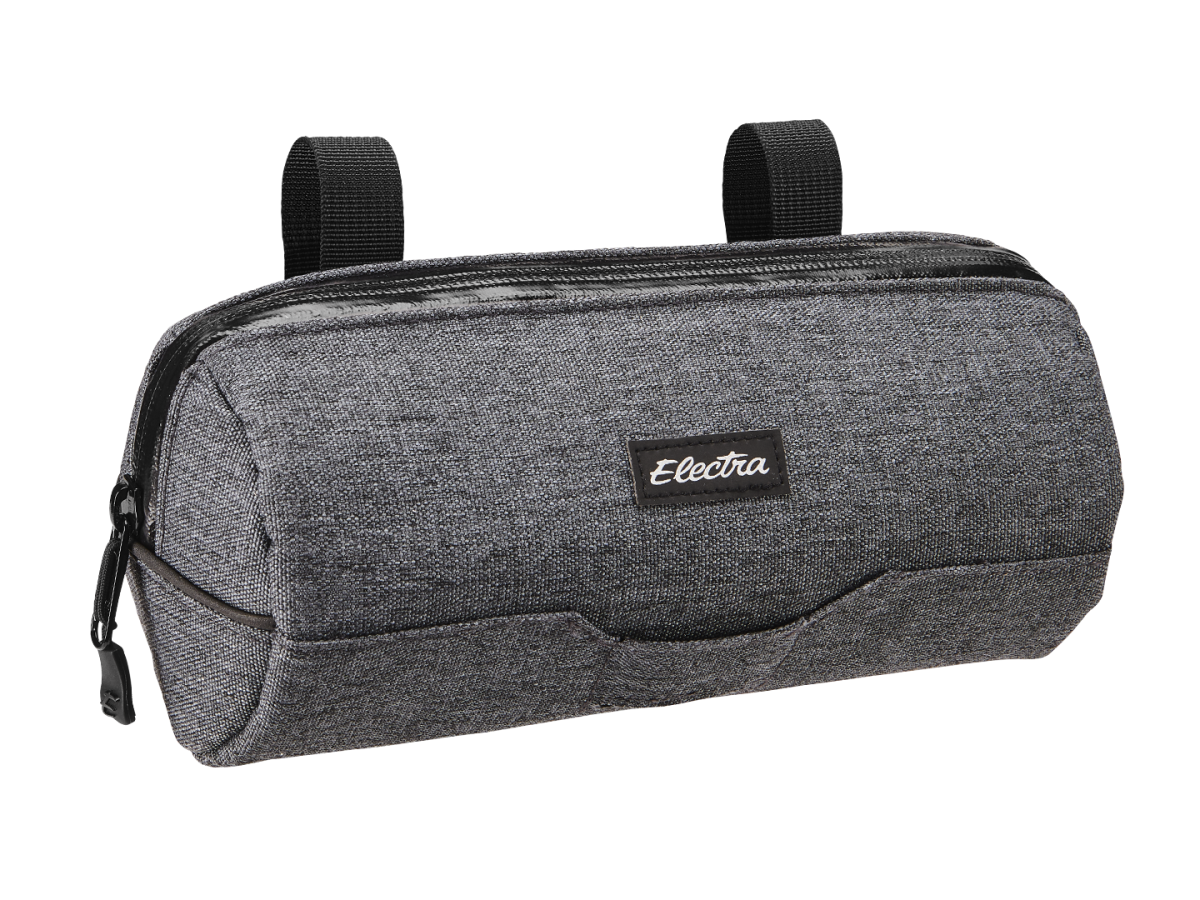 Electra Heather Charcoal Cylinder Handlebar Bag Trek Bikes
