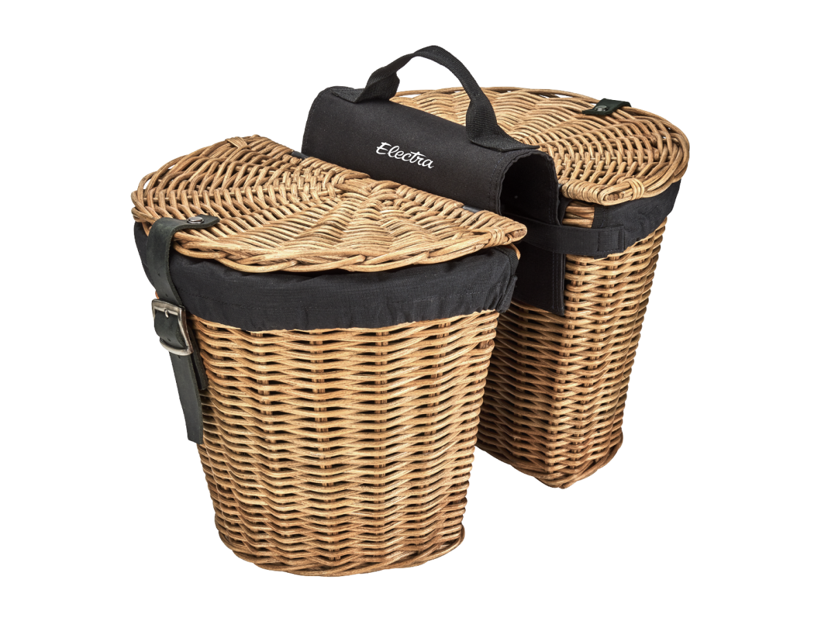 Electra Rattan Pannier Basket - Electra Bikes