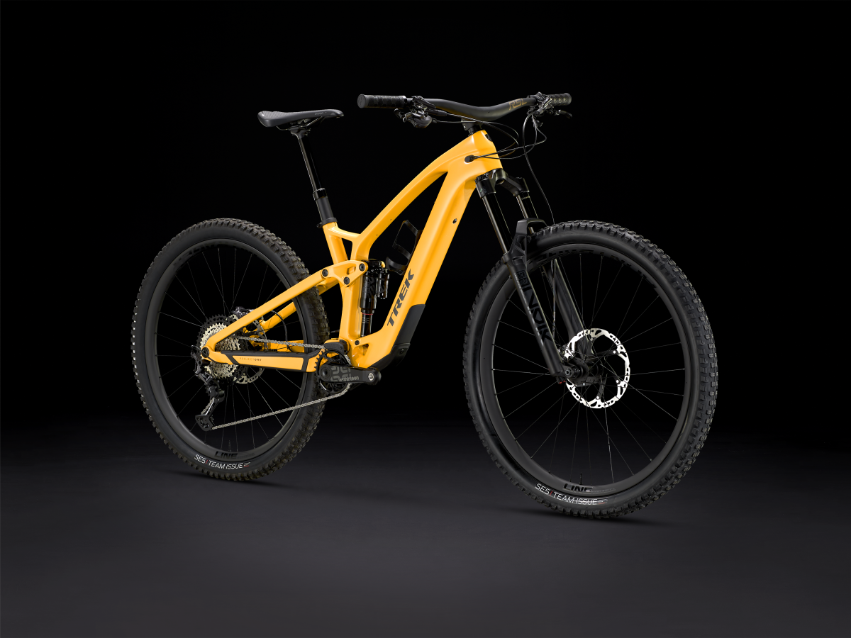 Yellow store mountain bike