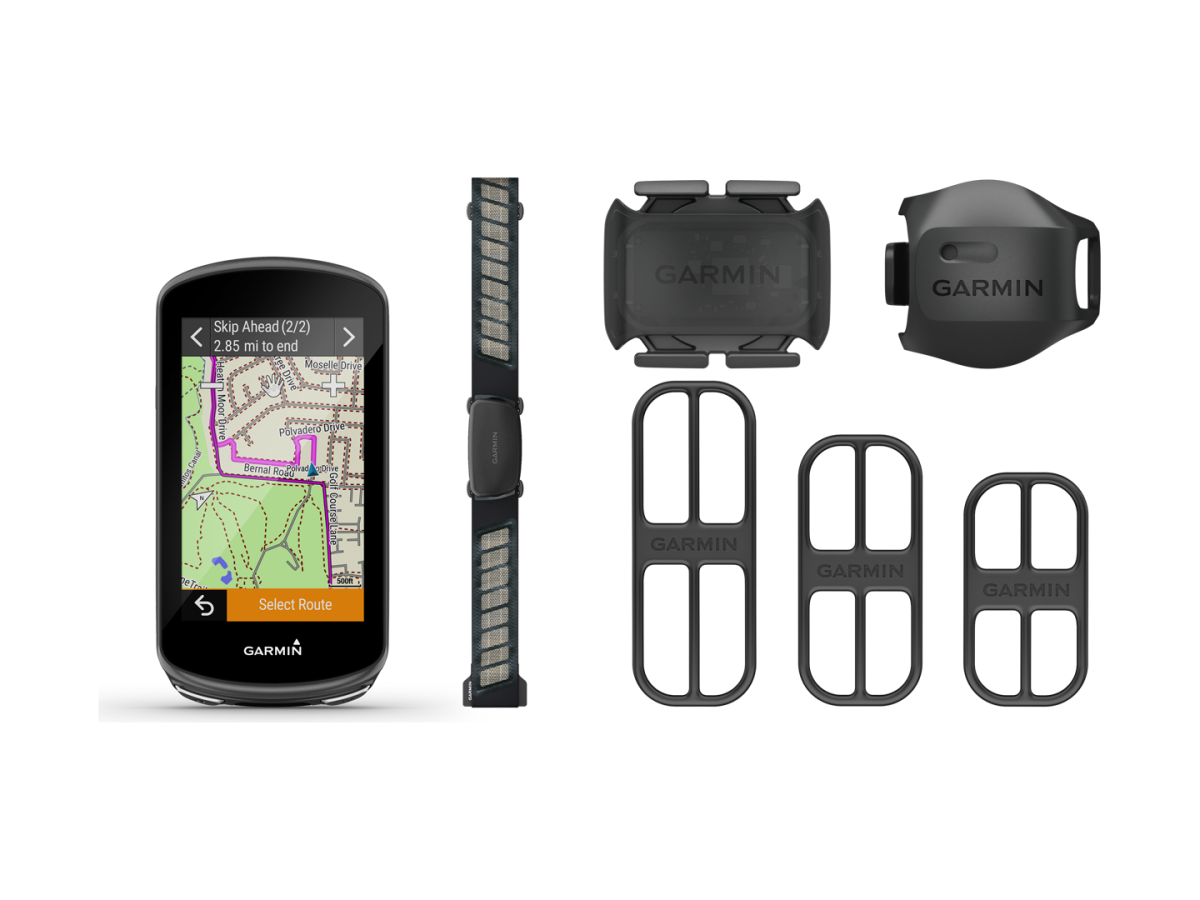 Garmin Edge 1030 Plus GPS Cycling Computer Sensor Bundle - Trek Bikes