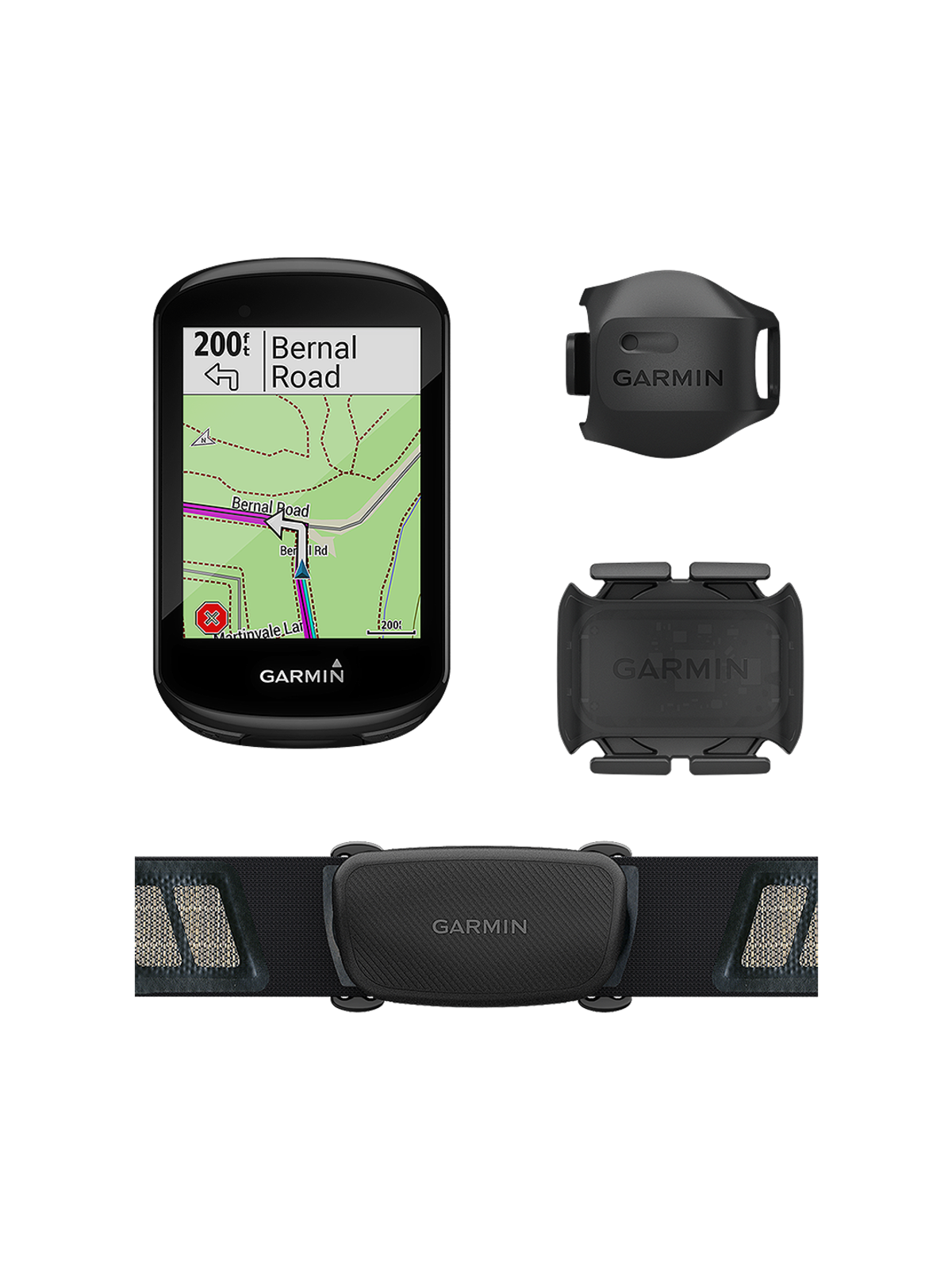 Garmin Edge 830 (Sensor Bundle) GPS Bike Computer with HRM, Speed