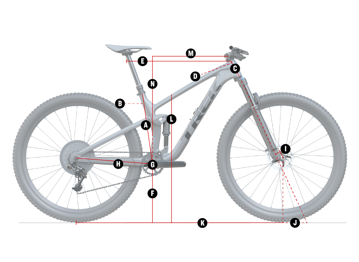 Bike geometry diagram
