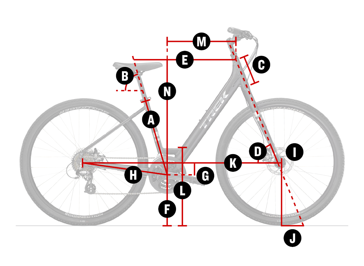 Bike geometry diagram