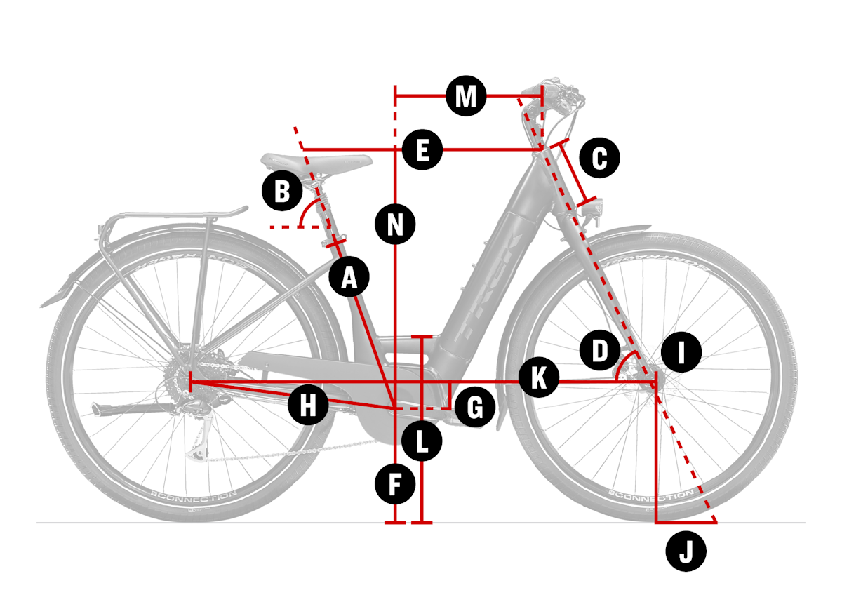 Bike geometry diagram