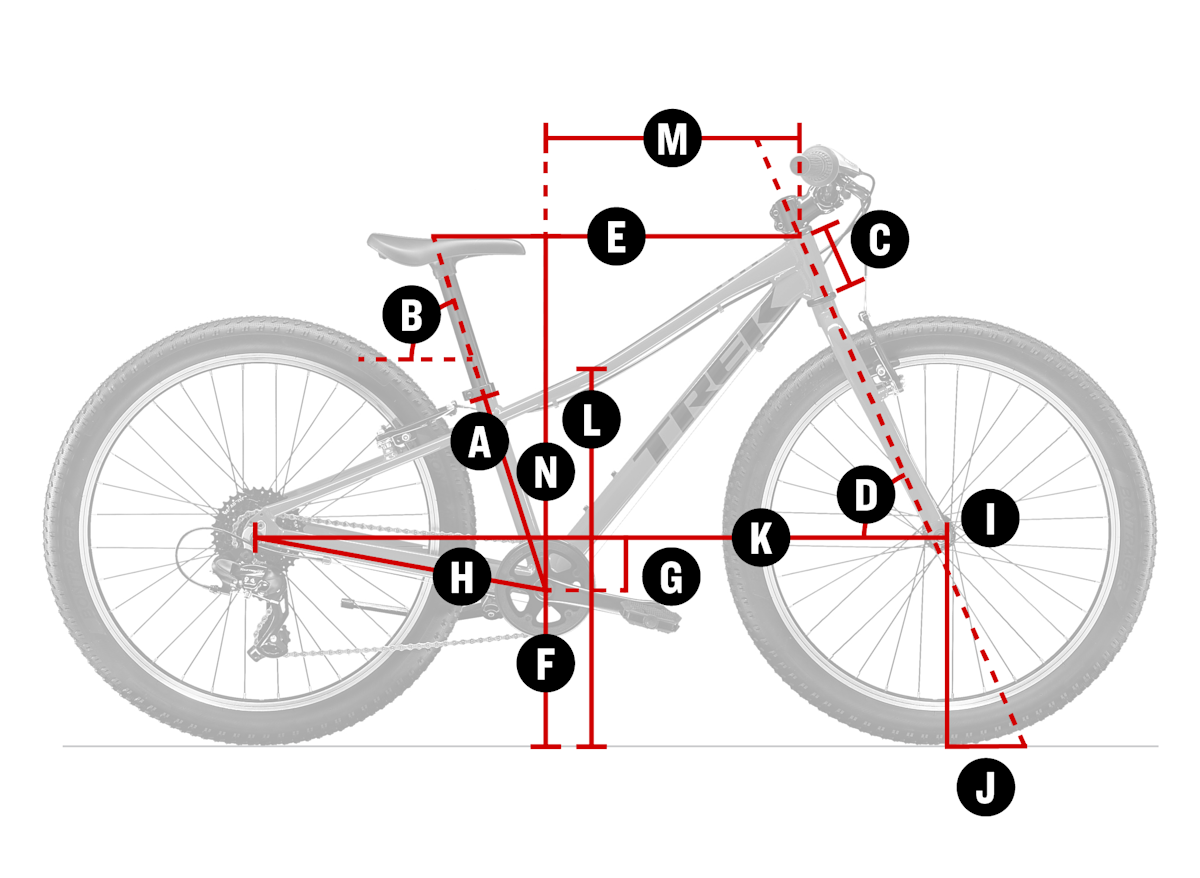 Bike geometry diagram