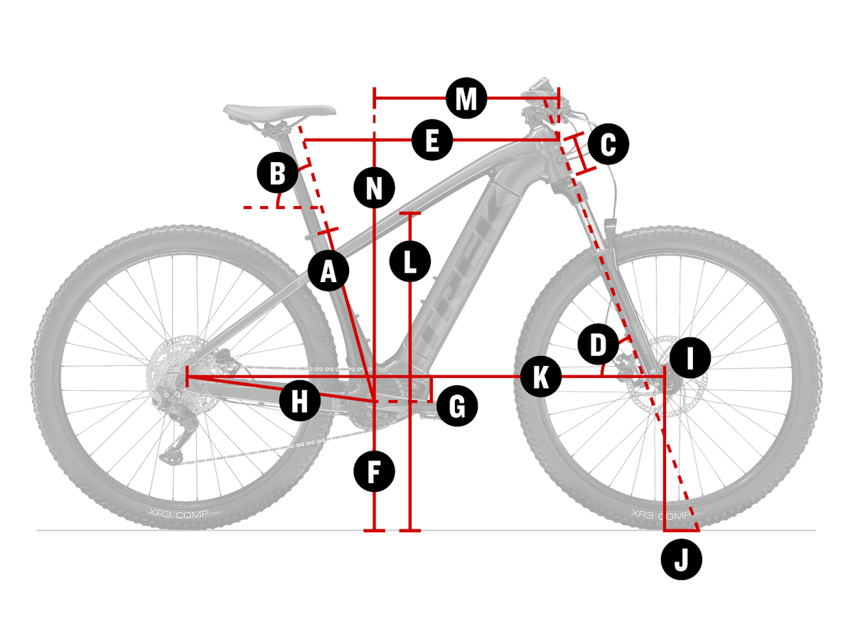 Bike geometry diagram