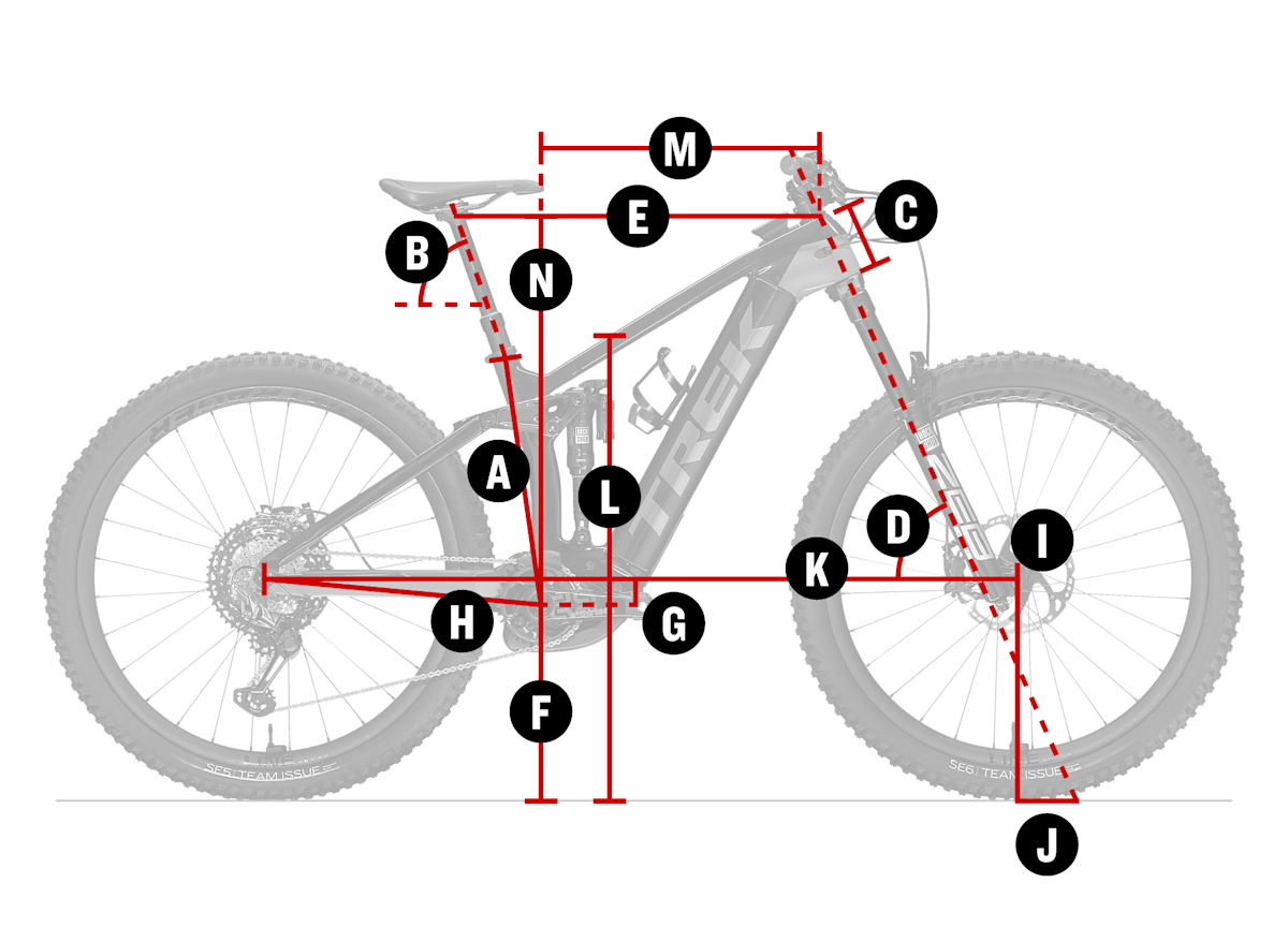 Bike geometry diagram