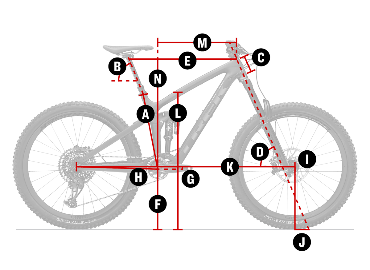 Bike geometry diagram