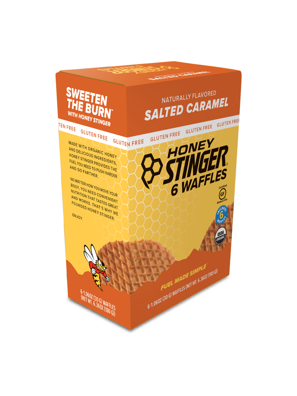 Honey Stinger Organic Gluten Free Waffle Box of 6 Trek Bikes