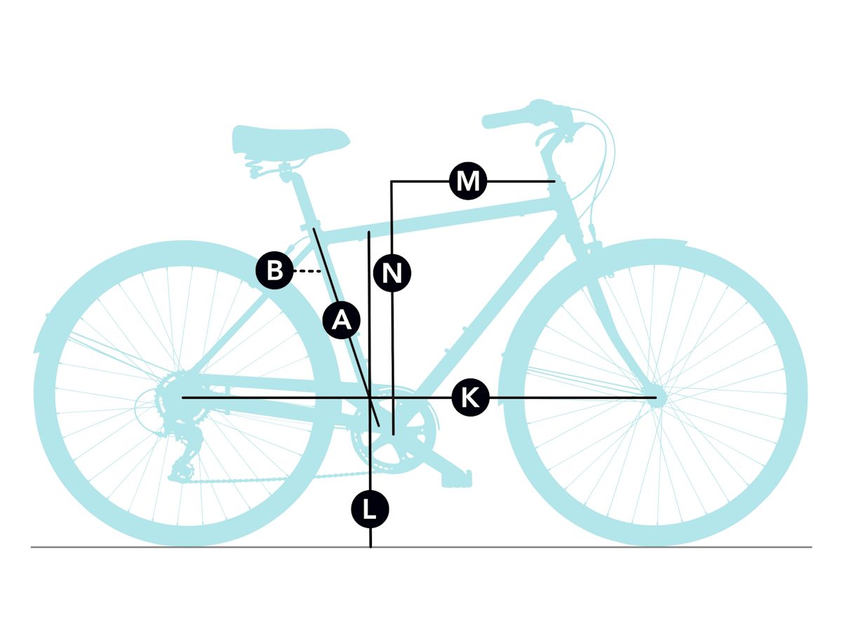 Bike geometry diagram