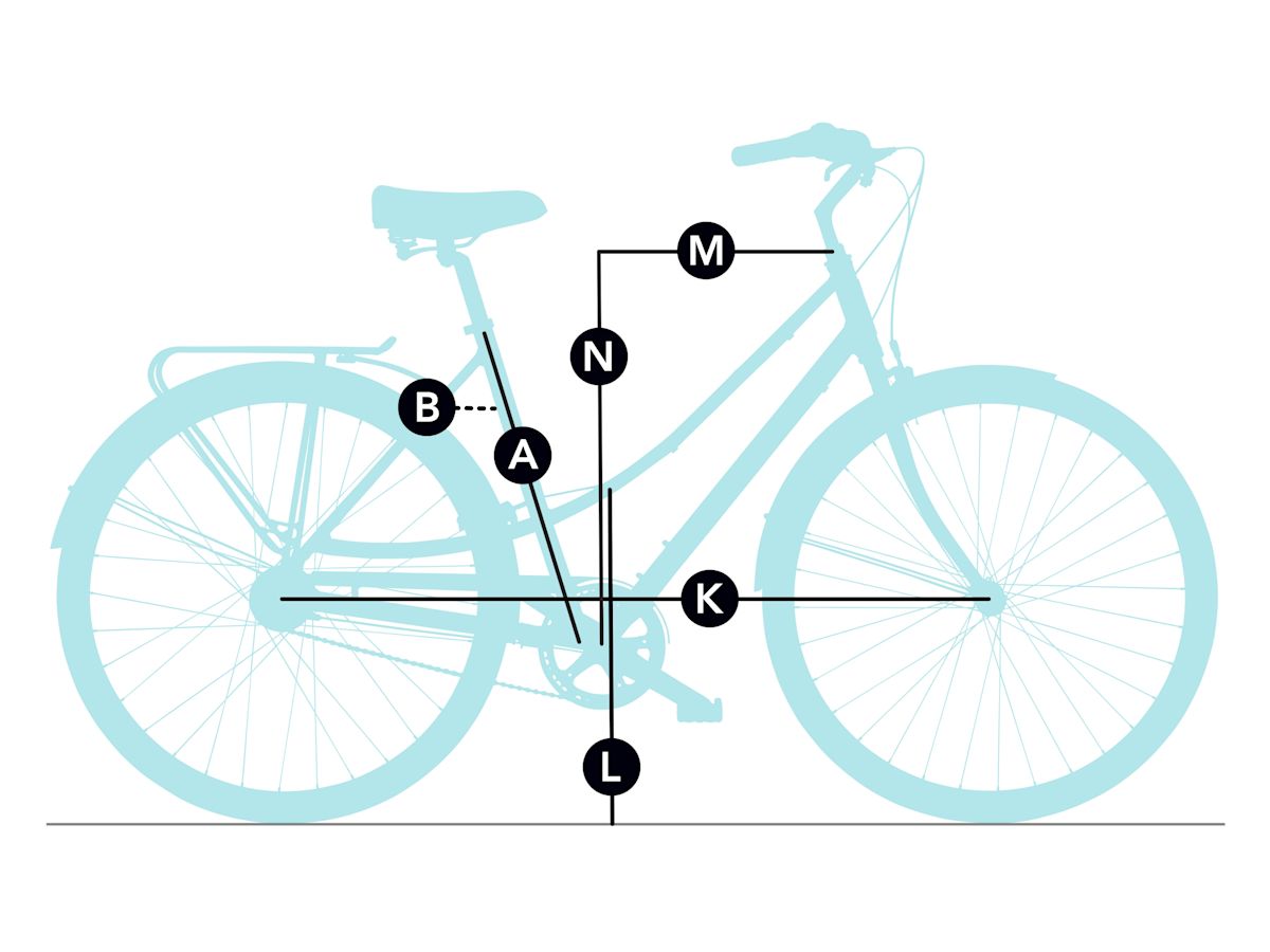 Bike geometry diagram