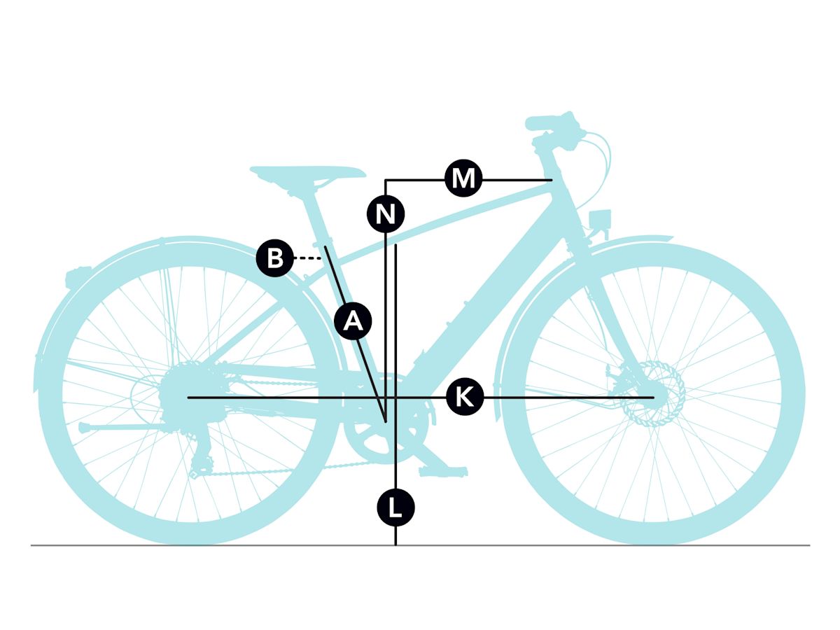 Bike geometry diagram