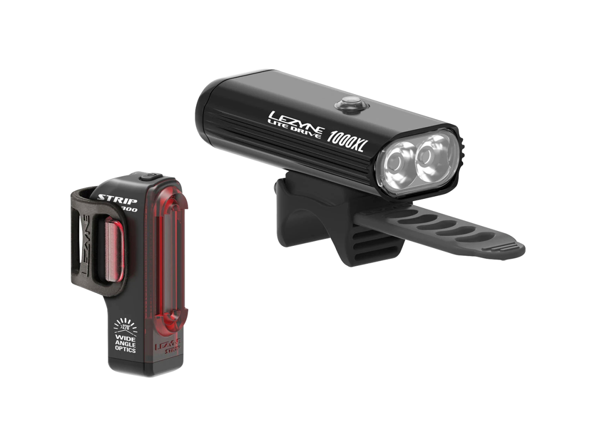 Lezyne Lite Drive 1000XL/Strip Drive Pro Light Set - Trek Bikes