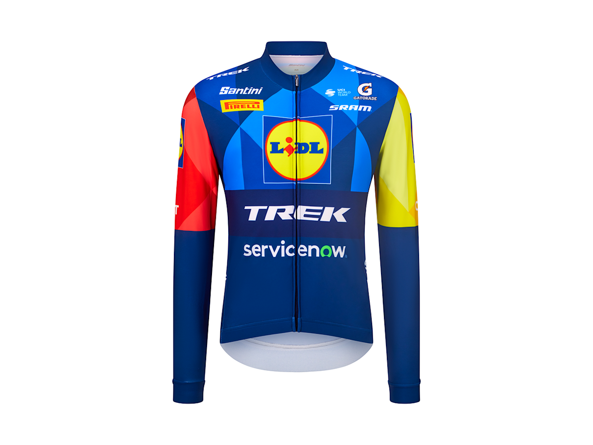 Maillot Cyclisme Homme Trek Team Astana - Taille M - Bleu/jaune - Occasion Italie