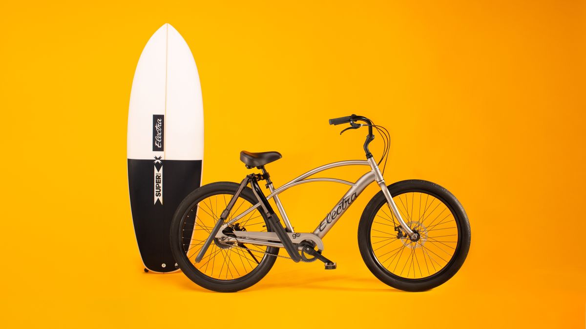 Electra surfboard bike store rack