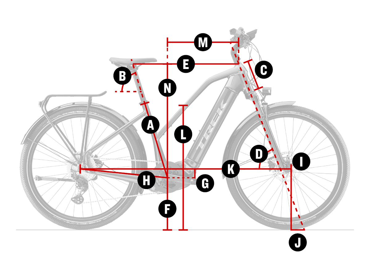Bike geometry diagram