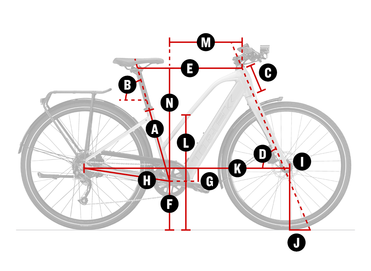 Bike geometry diagram