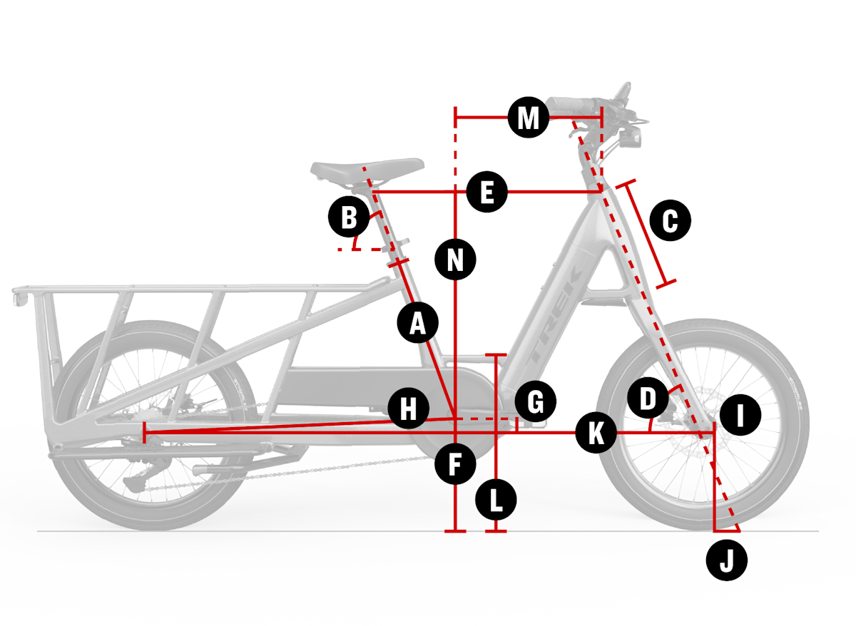 Bike geometry diagram