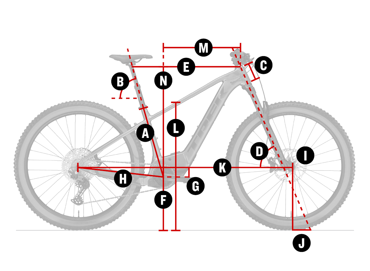 Bike geometry diagram