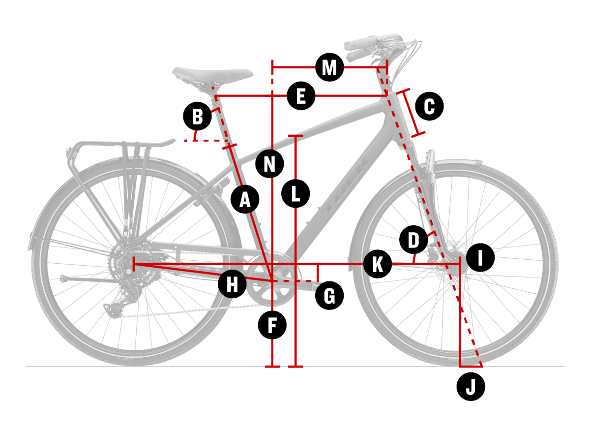 Bike geometry diagram