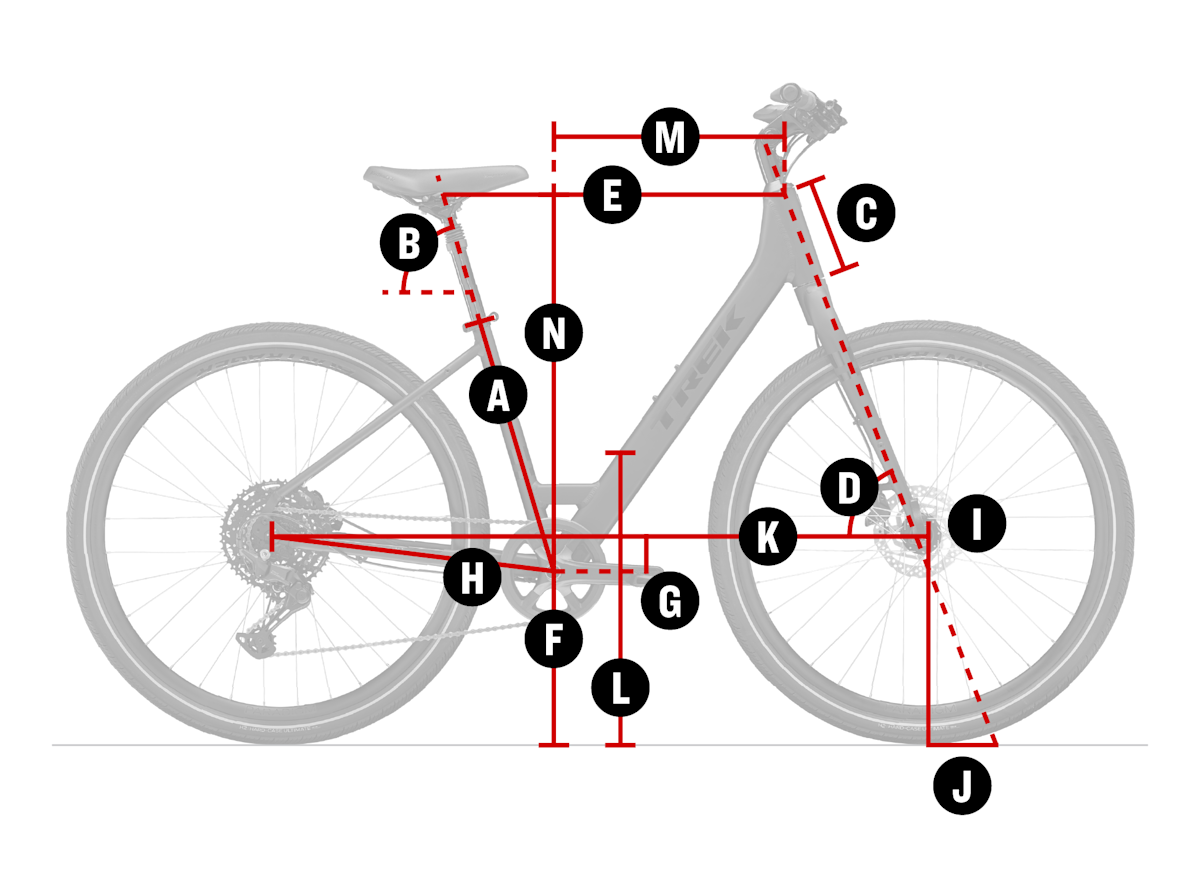 Bike geometry diagram