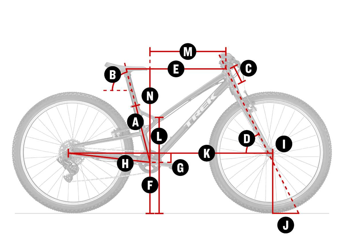 Bike geometry diagram