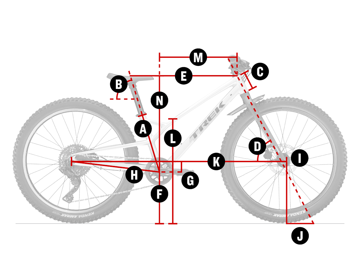 Bike geometry diagram