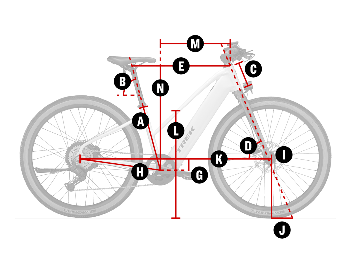 Bike geometry diagram