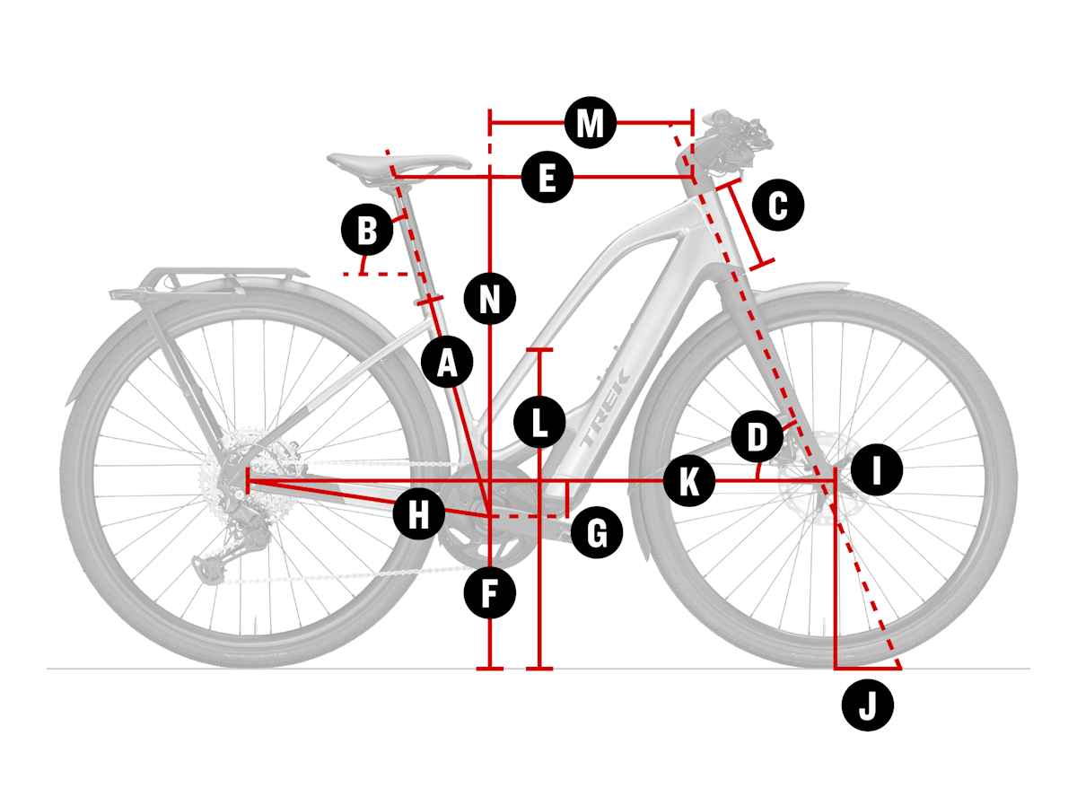 Bike geometry diagram