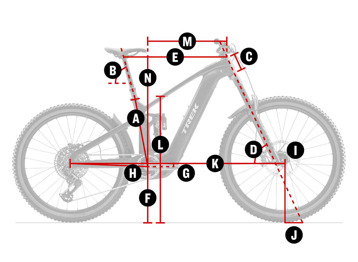 Bike geometry diagram