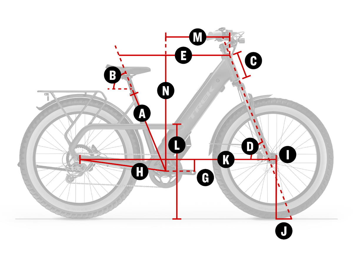 Bike geometry diagram