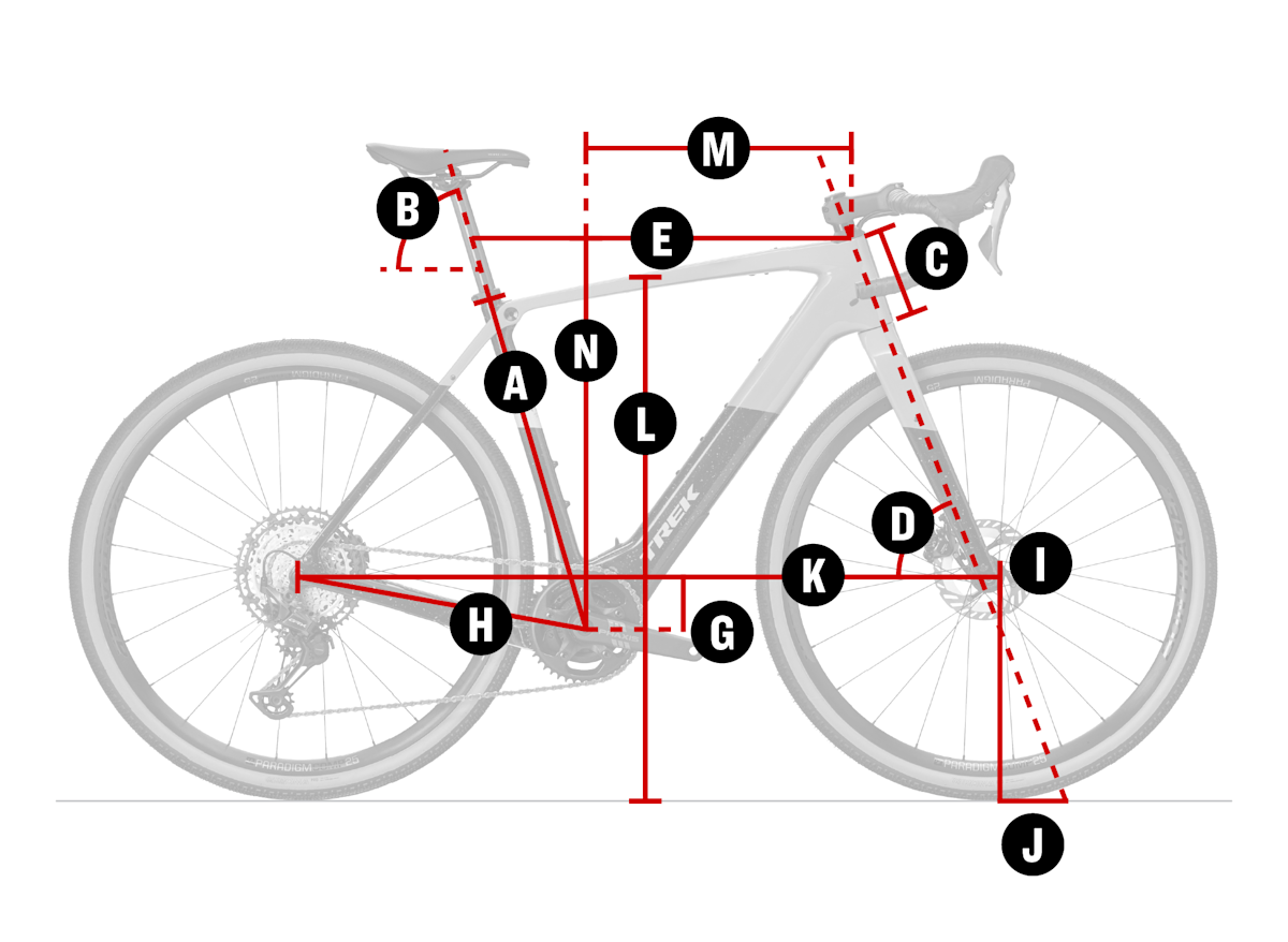 Bike geometry diagram