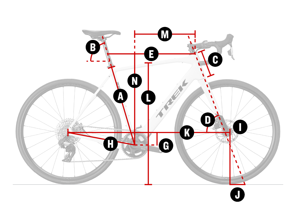 Bike geometry diagram