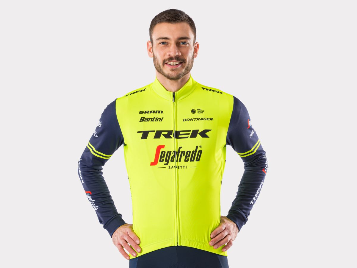 Santini Trek Segafredo Team thermal heren fietsshirt met lange