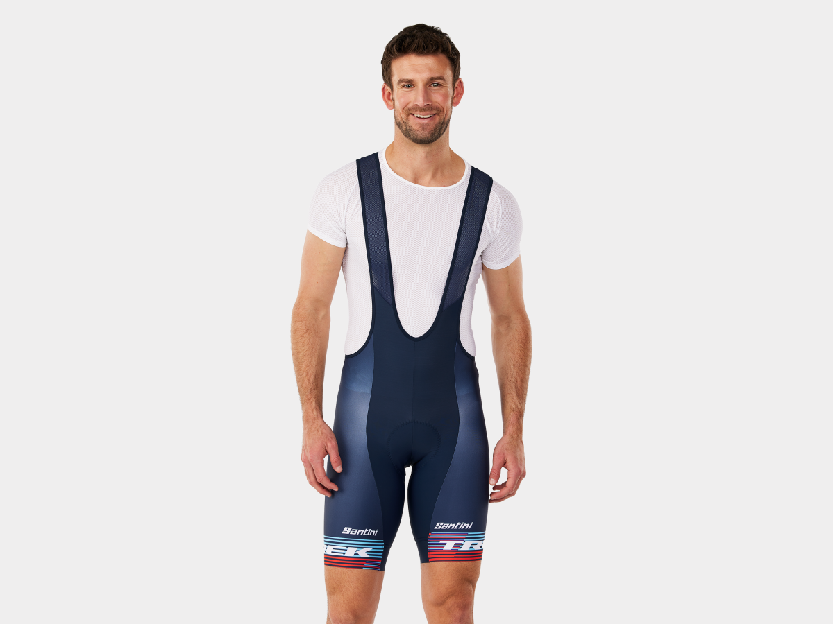 Santini Trek Factory Racing Men's Team Replica Bib Short - Trek Bikes