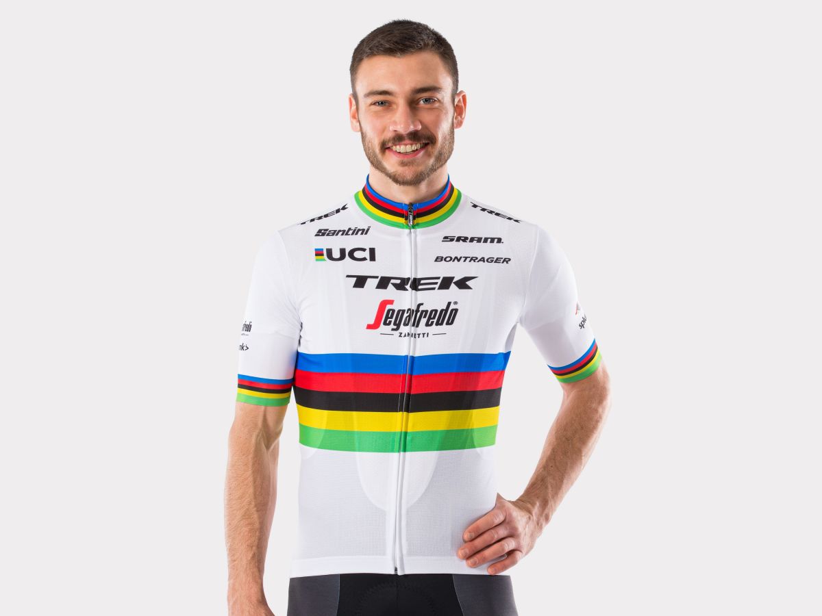 Santini world hot sale champion cycling jersey