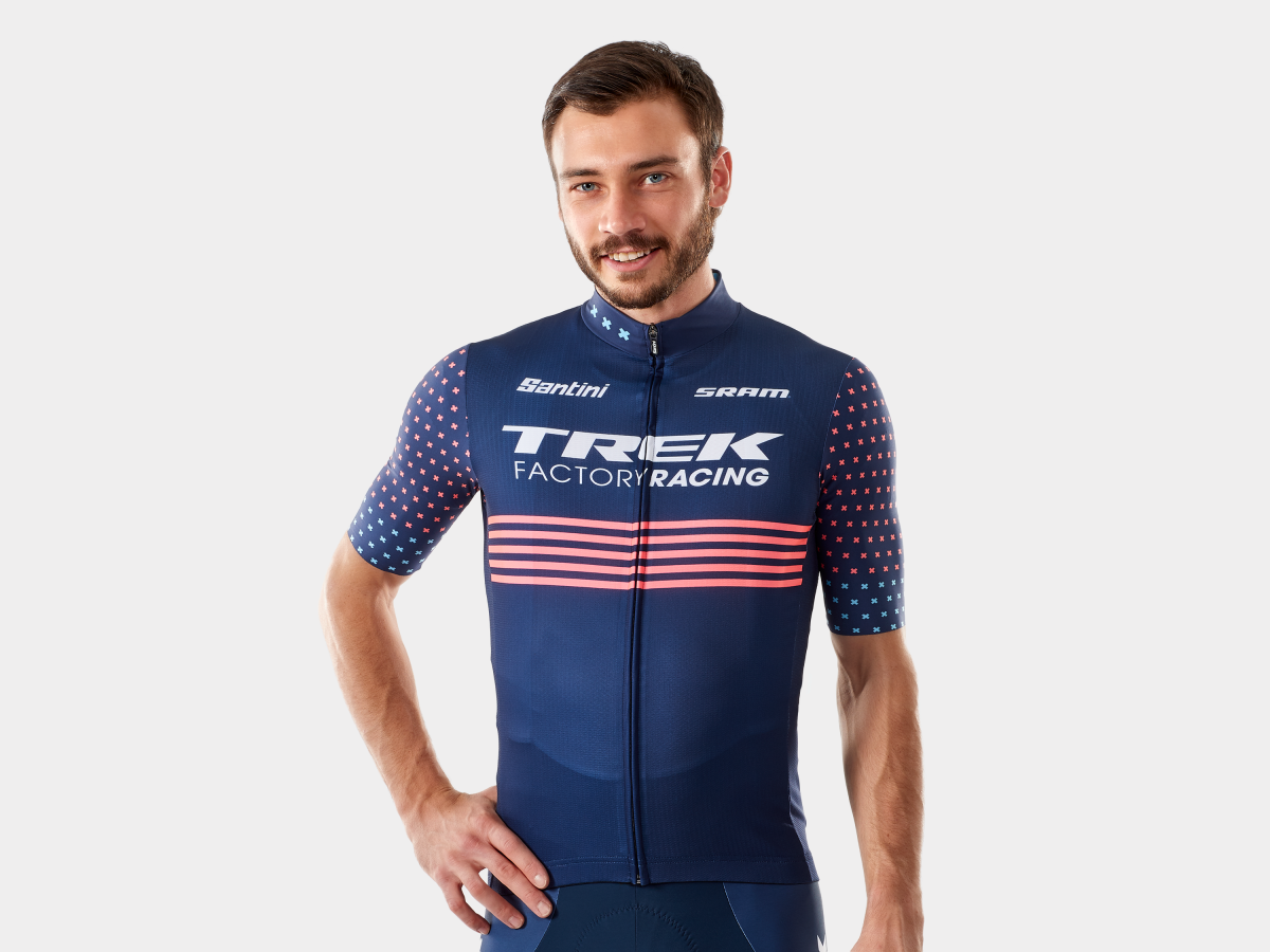 Santini Trek Factory Racing Men's CX Team Replica Cycling Jersey