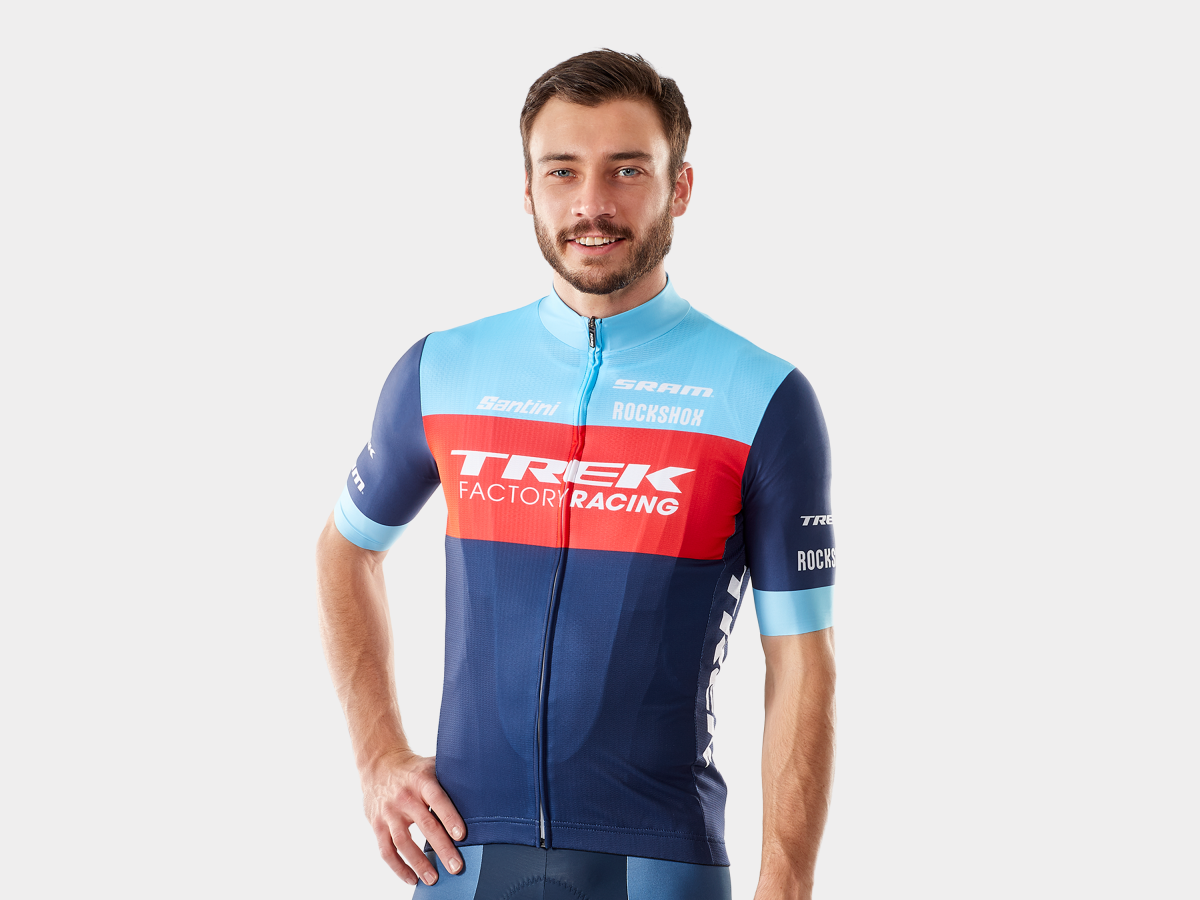 Santini Trek Factory Racing Men's XC Team Replica Cycling Jersey - Trek  Bikes