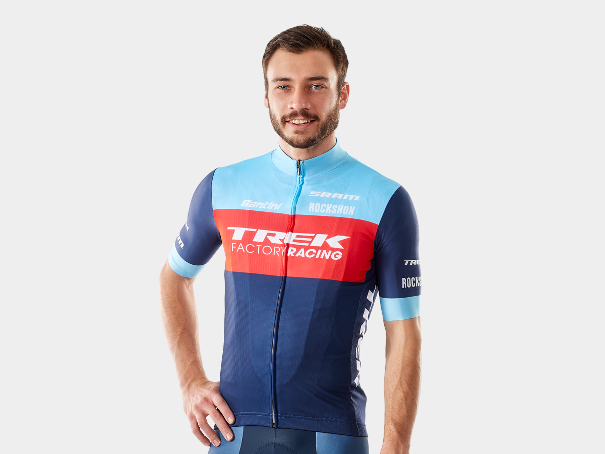 2021 Team Trek Pirelli Men's Short Sleeve Cycling Jersey by Santini | Cento Cycling XXL