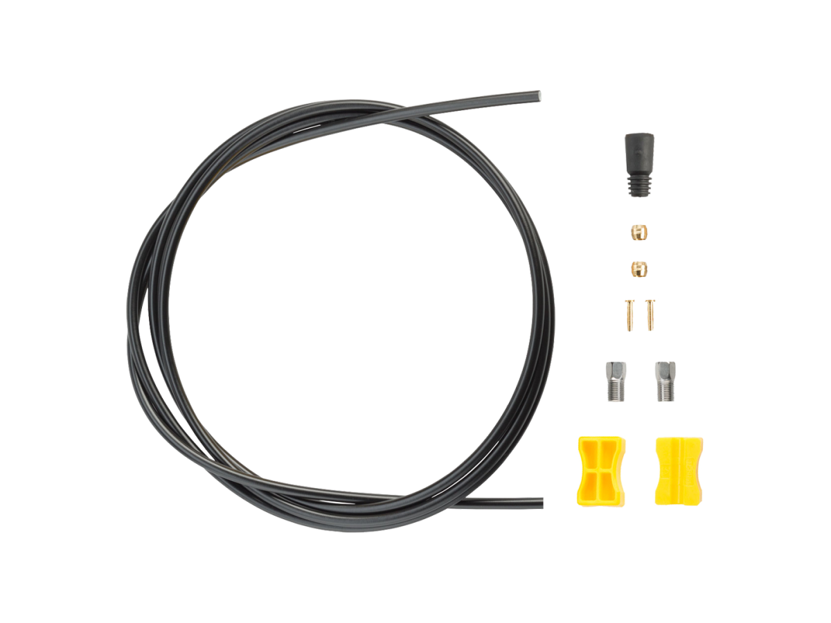 Y-Shaped Hydraulic Brake Hose Splitter Kit For Bicycles & Tricycles - 5 Meter Hose, Aluminum Alloy Tee Connector